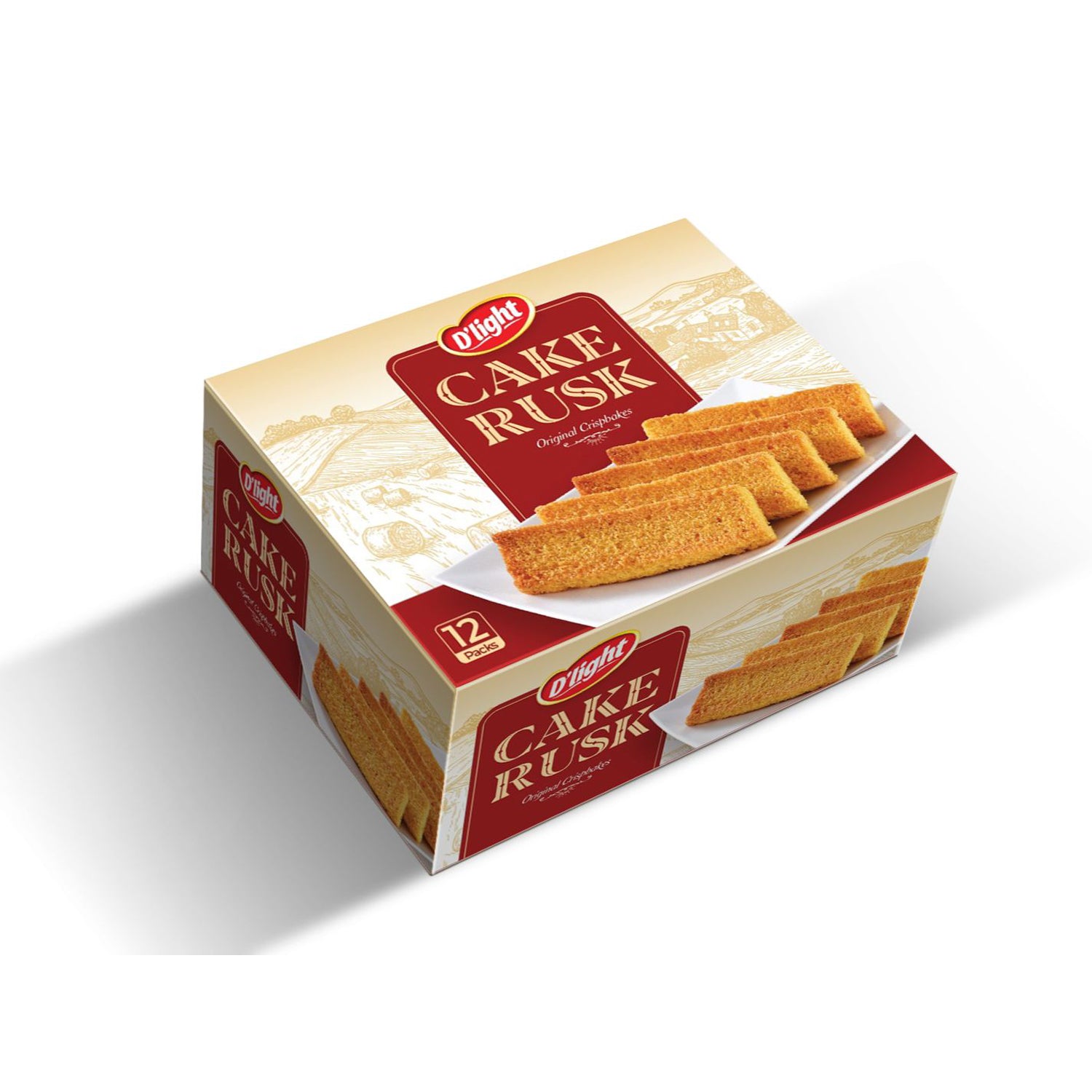Cake Rusk (2 PCs) - Box of 12
