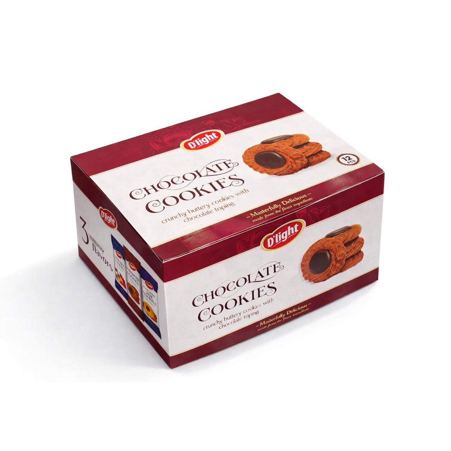 Chocolate Cookies - Ticky (Box of 12)
